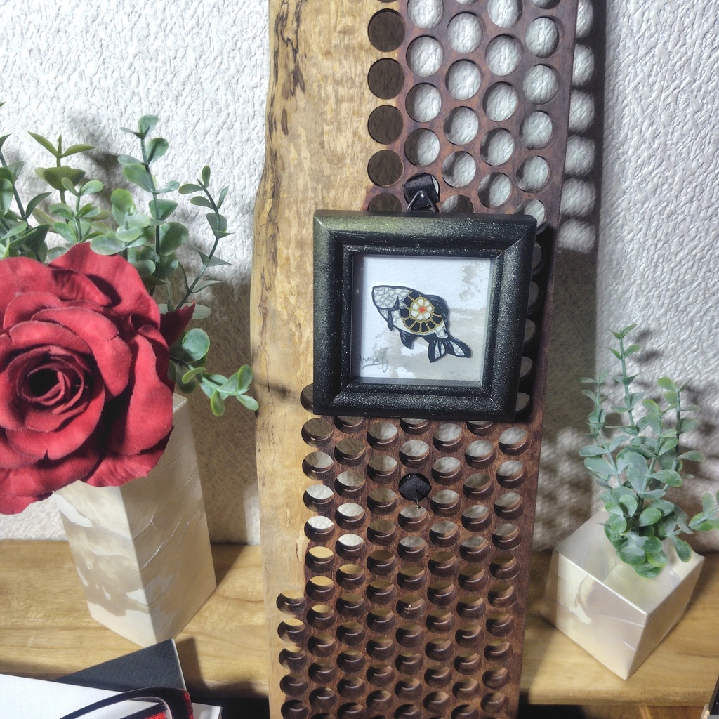 【小さい金魚切り絵 原画】