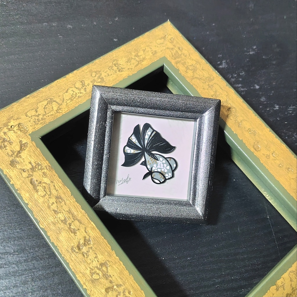 【小さい金魚切り絵 原画】