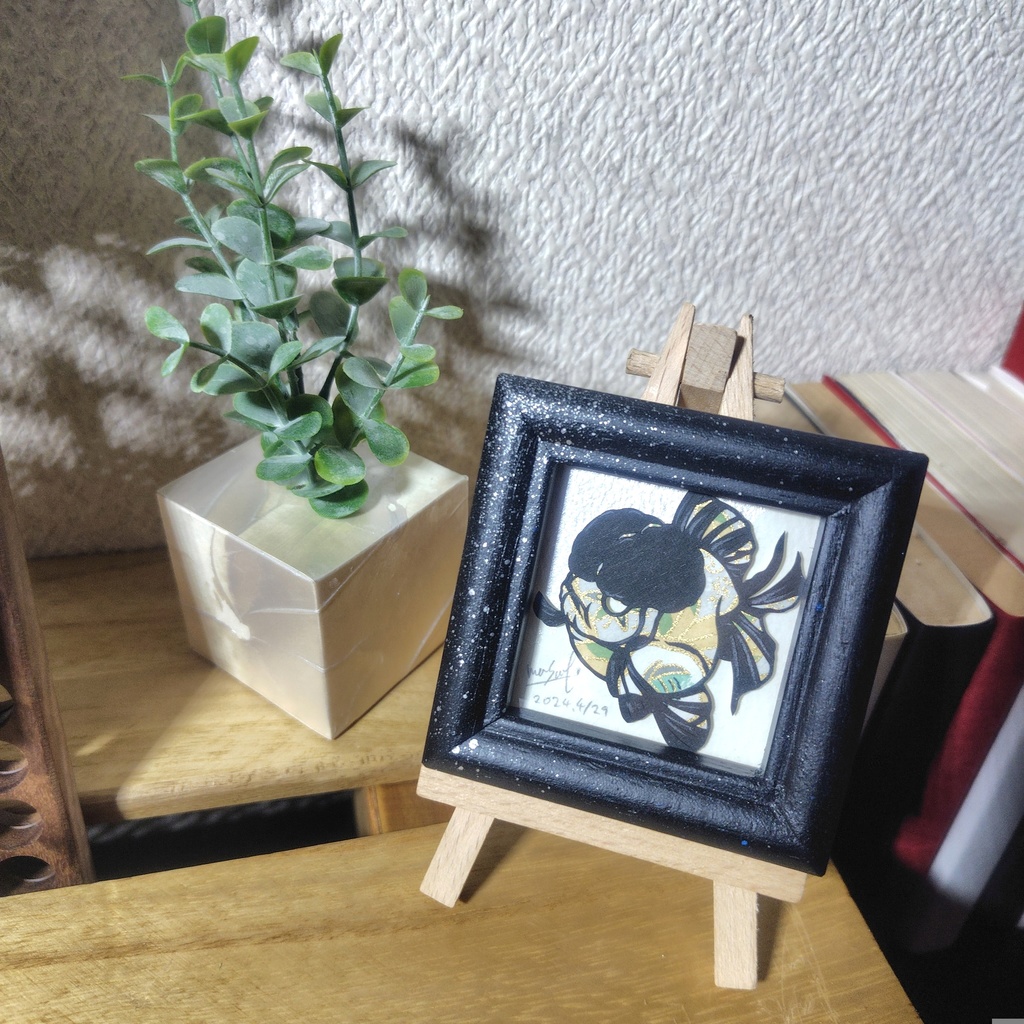 【小さい金魚切り絵 原画】