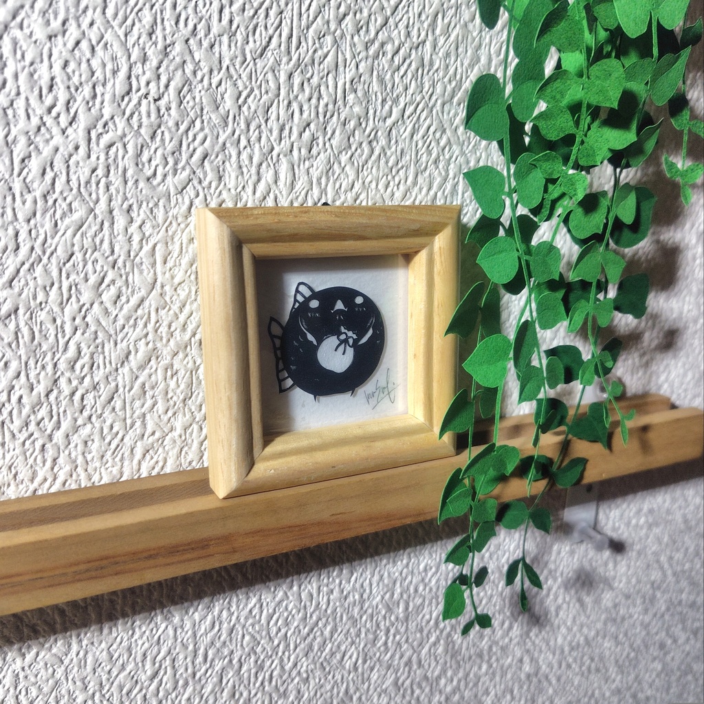 【化け金魚切り絵 原画】