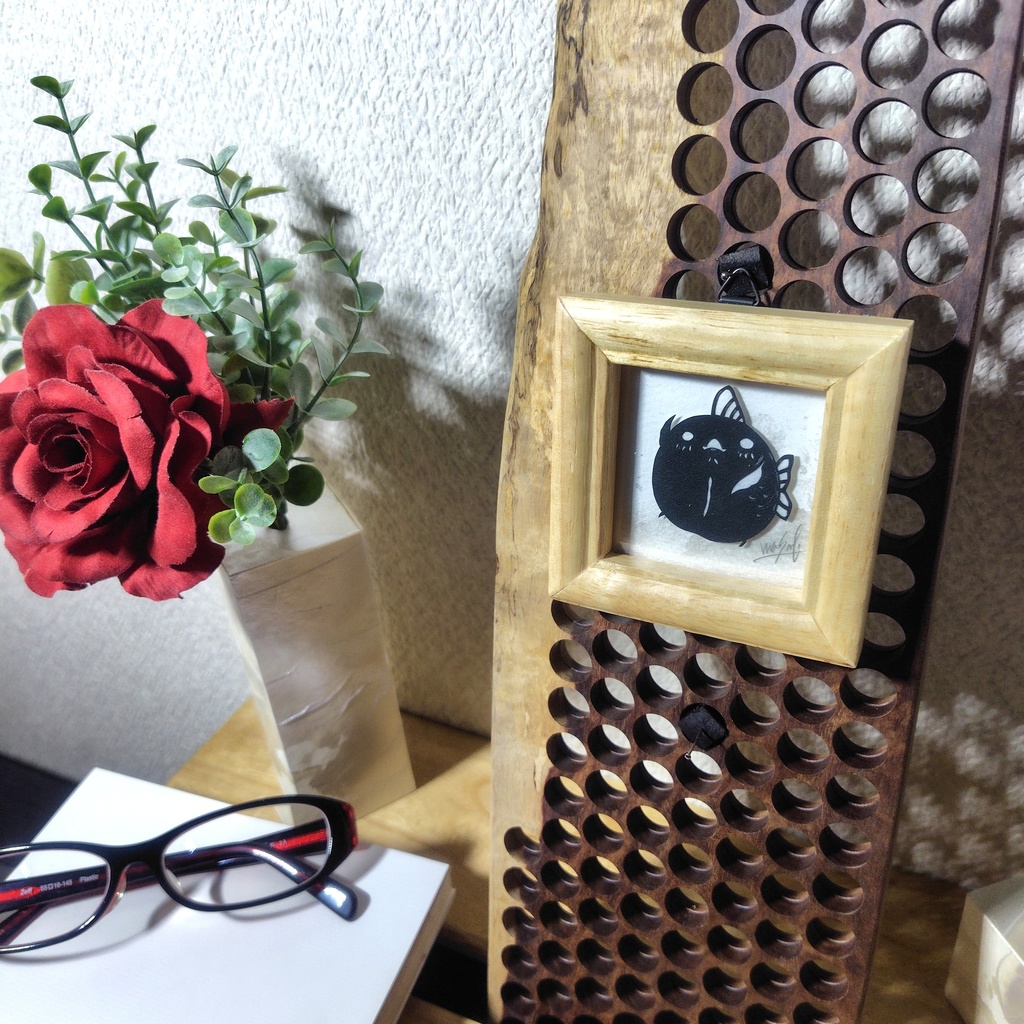 【化け金魚切り絵 原画】