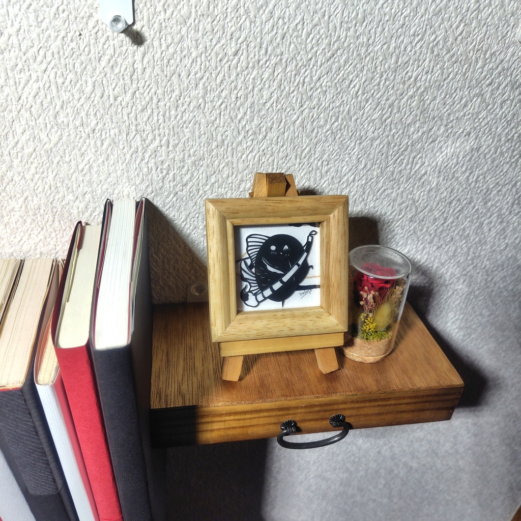 【化け金魚切り絵 原画】