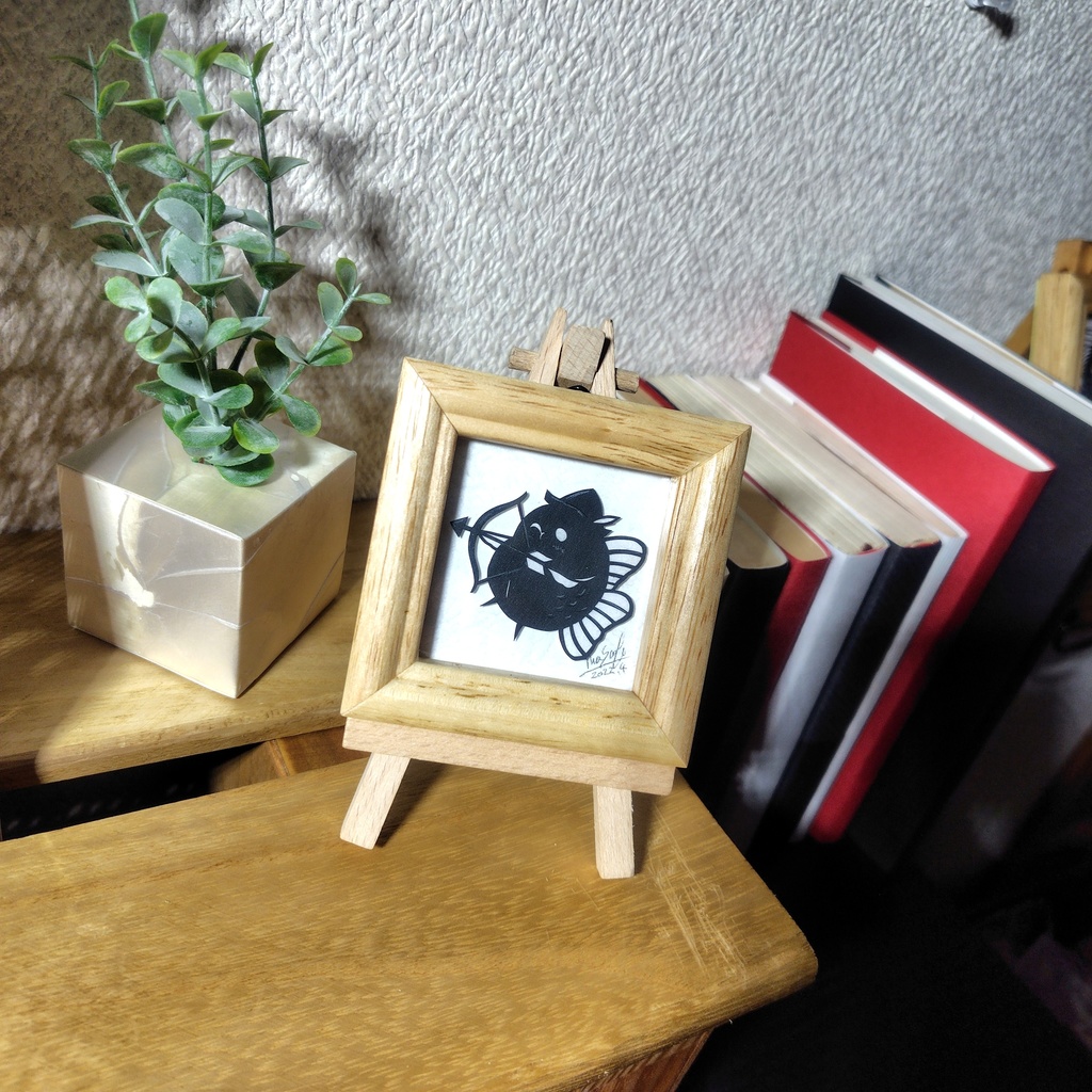 【化け金魚切り絵 原画】