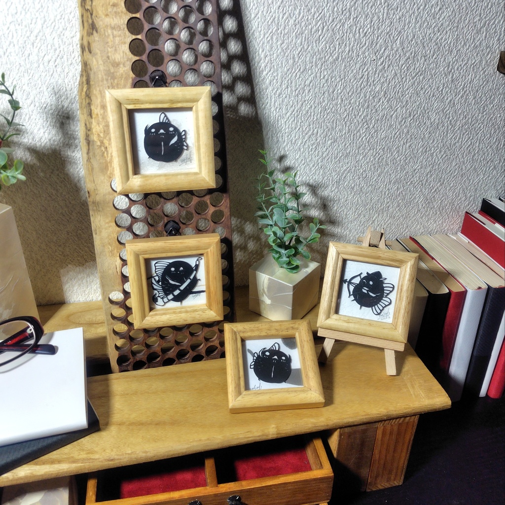 【化け金魚切り絵 原画】