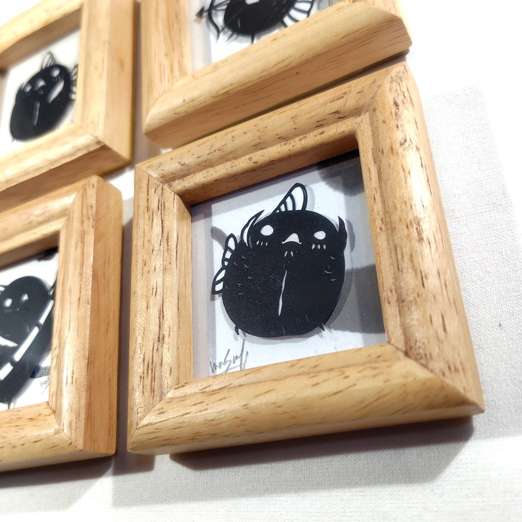 【化け金魚切り絵 原画】