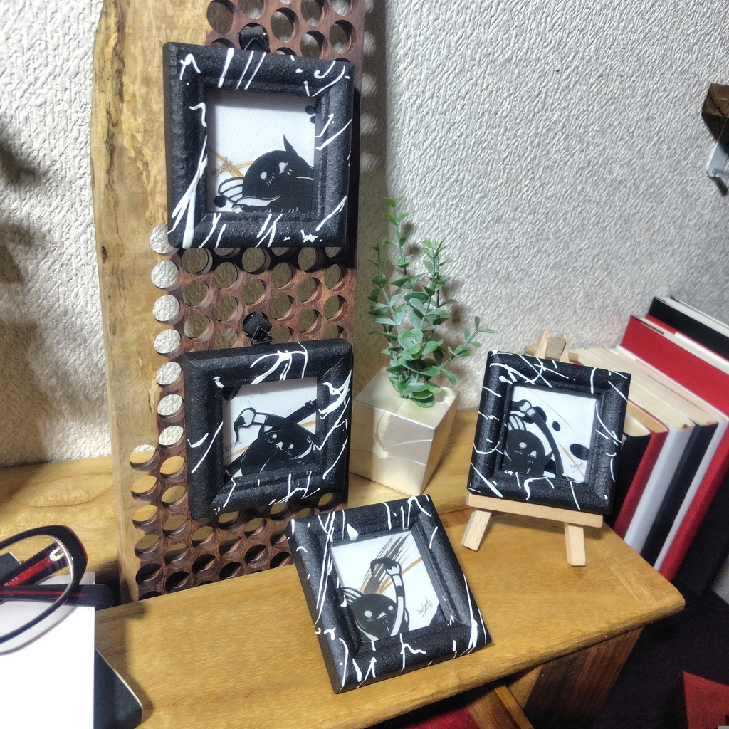 【化け金魚切り絵 原画】