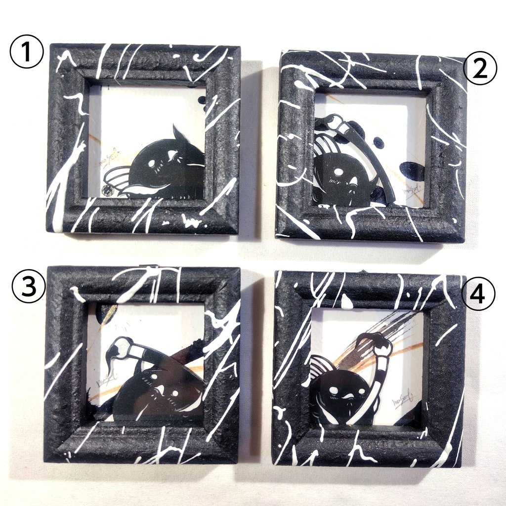 【化け金魚切り絵 原画】