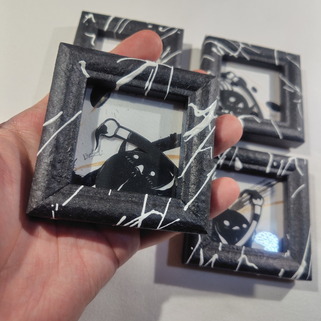 【化け金魚切り絵 原画】