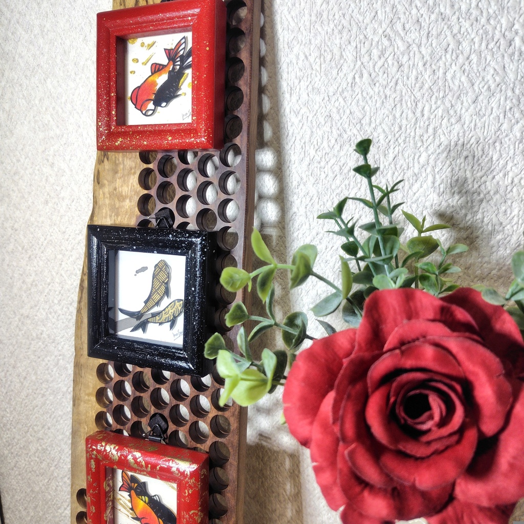 【小さい金魚切り絵 原画】