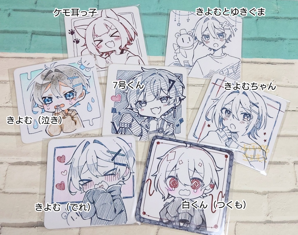 手描きコースター