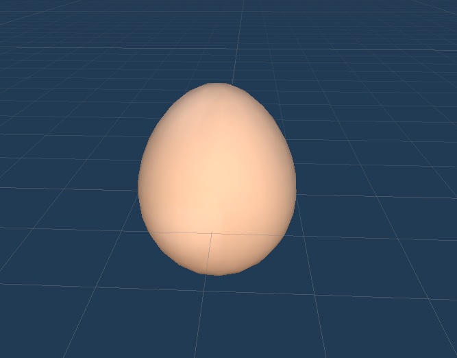 3Dモデル　おでんシリーズ3　煮卵