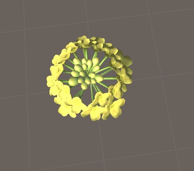 かんざし(菜の花) (Kanzashi_Nanohana)