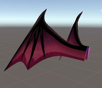 パタパタ動く蝙蝠羽