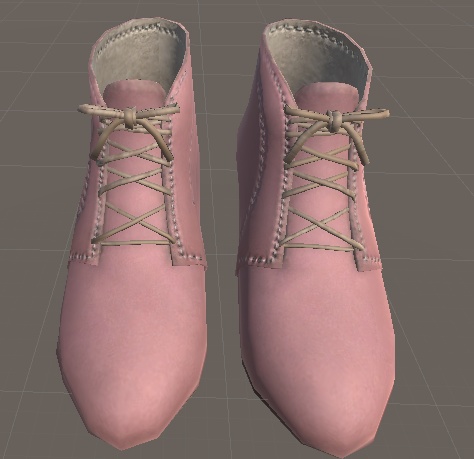 レースアンクルブーツ(Boots001)