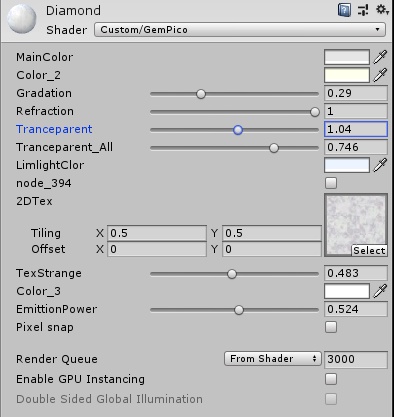 宝石ピコシェーダー(GemPicoShader)