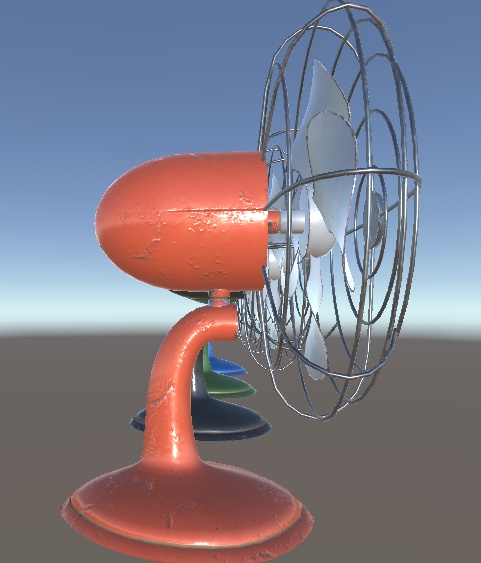 昔のアメリカっぽい扇風機(Fan_RetroAmerican)