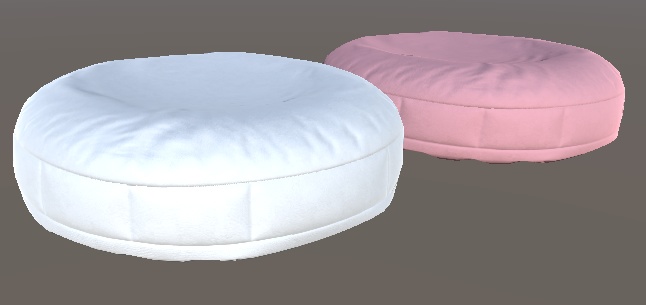 紅白クッション(Cushion_Kohaku)