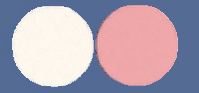 紅白クッション(Cushion_Kohaku)