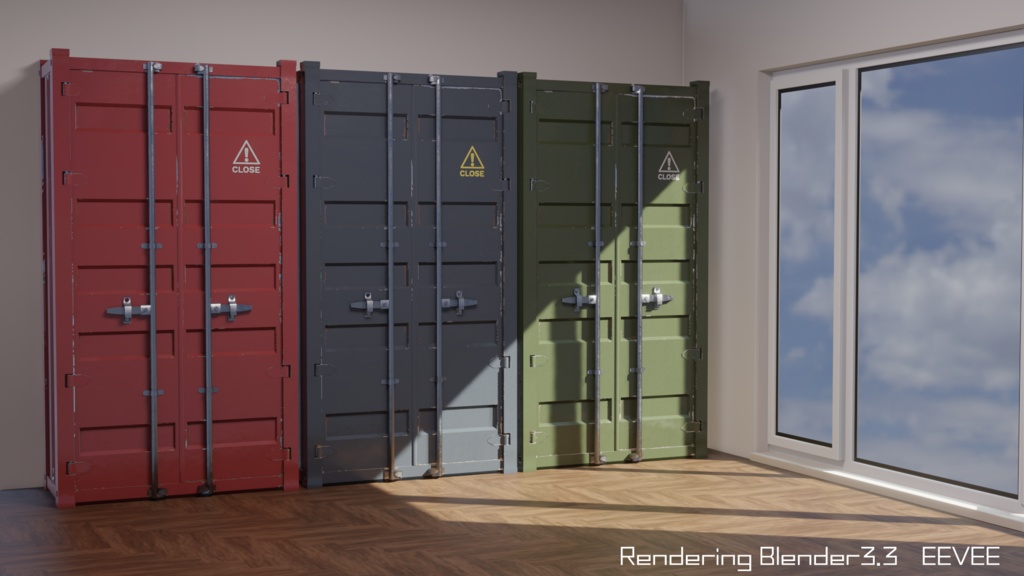 コンテナ風ロッカー(ContainerLocker)