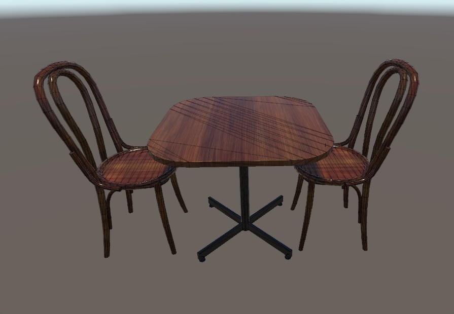 カフェテーブルセット(CoffeeTableSet)