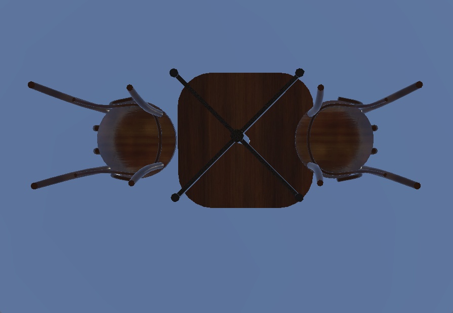 カフェテーブルセット(CoffeeTableSet)