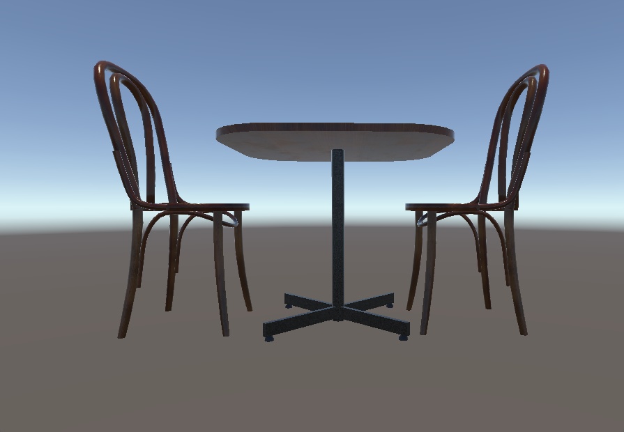 カフェテーブルセット(CoffeeTableSet)