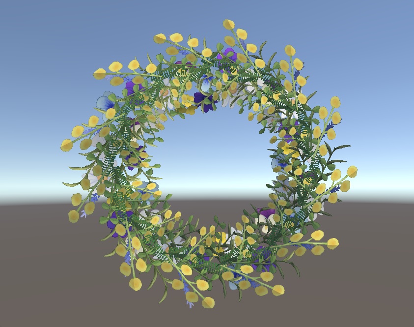 お花のリース(FlowerWreath)