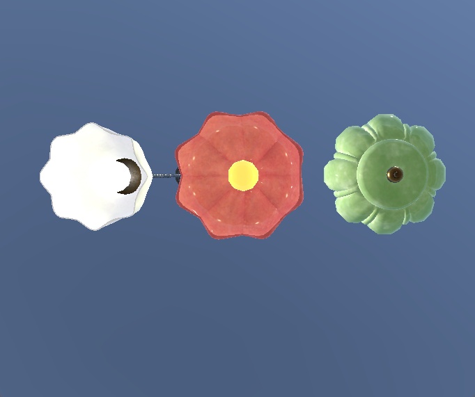 700フォローのお礼ークラシカルなランプ(Lamp001,002,003)