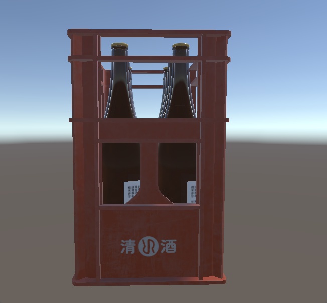 一升瓶ケース(Sake_Container)