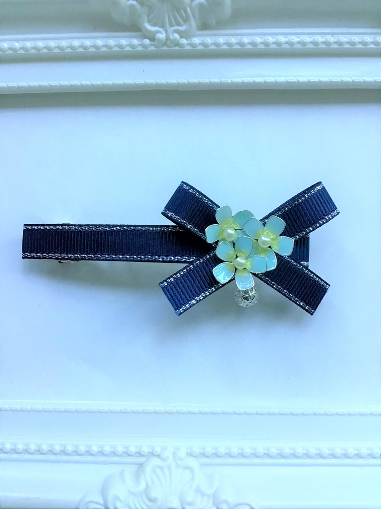 キュウリグサのバレッタ(再販不可)