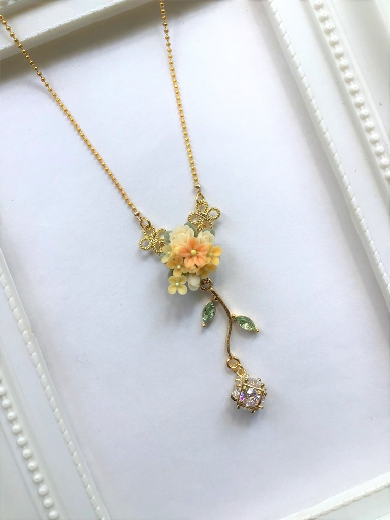 金木犀のネックレス(再販不可)