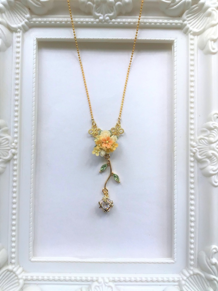 金木犀のネックレス(再販不可)