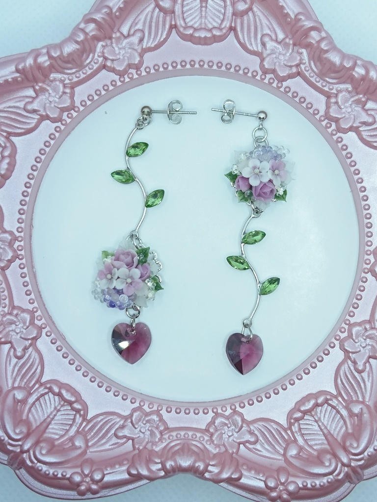 【イベント限定品】ぶどうのブーケピアス(再販不可)