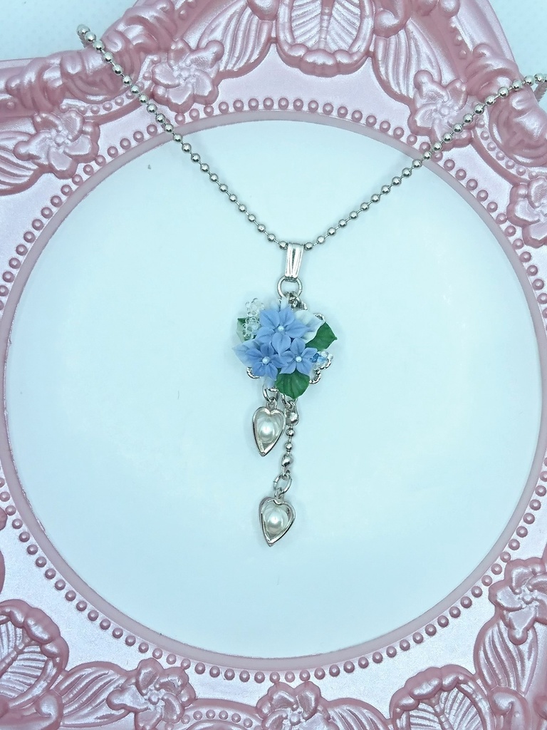 【BOOTH限定】桔梗のブーケネックレス