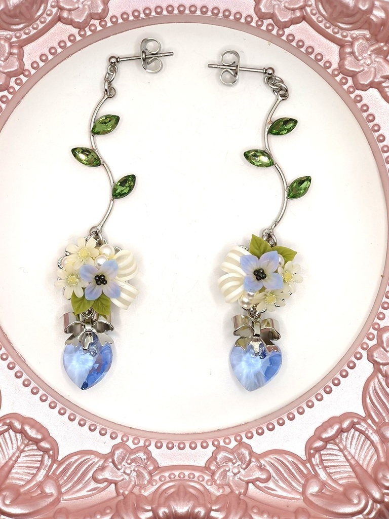 149 ベロニカのブーケピアス(サージカルステンレス)パーツ変更可