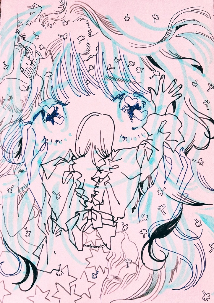 おまかせペン画原画