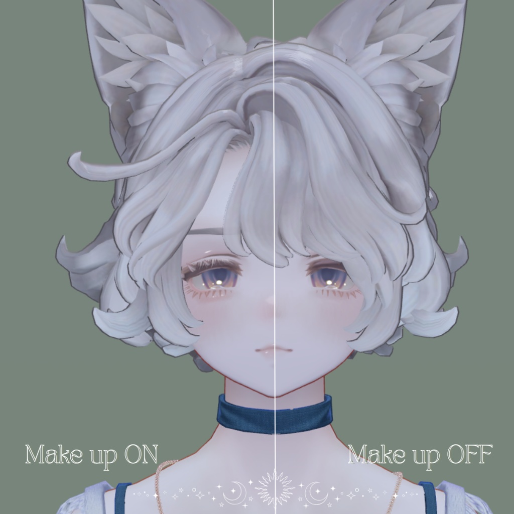 【Marycia專用】ほわキラメイク Softglow Makeup | (PNG/PSD)