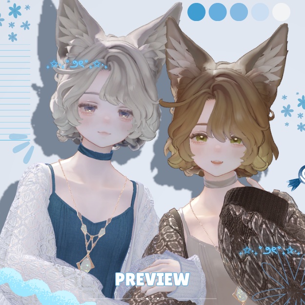 【Marycia專用】ほわキラメイク Softglow Makeup | (PNG/PSD)