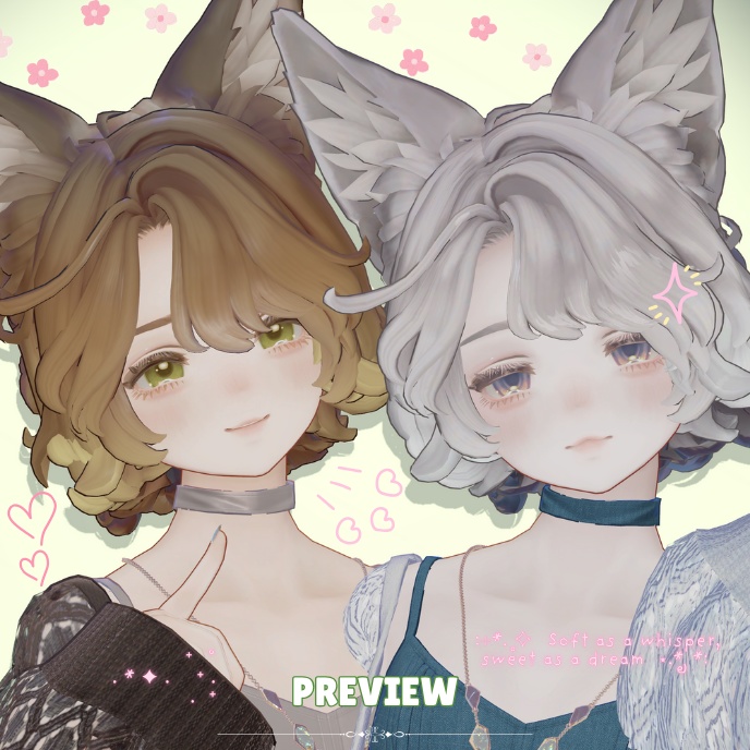 【Marycia專用】ほわキラメイク Softglow Makeup | (PNG/PSD)