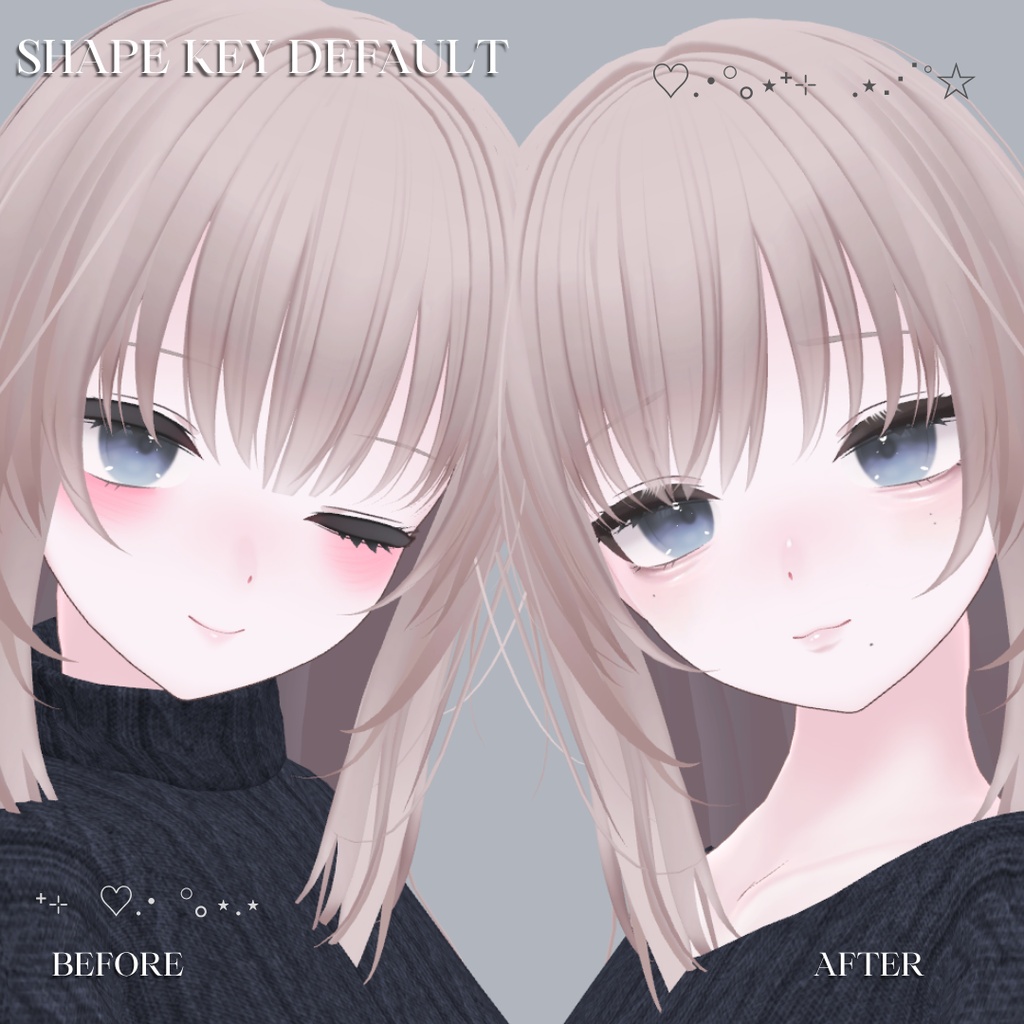 【凪專用】Nagi Soft Smoky Makeup | (PNG/PSD)