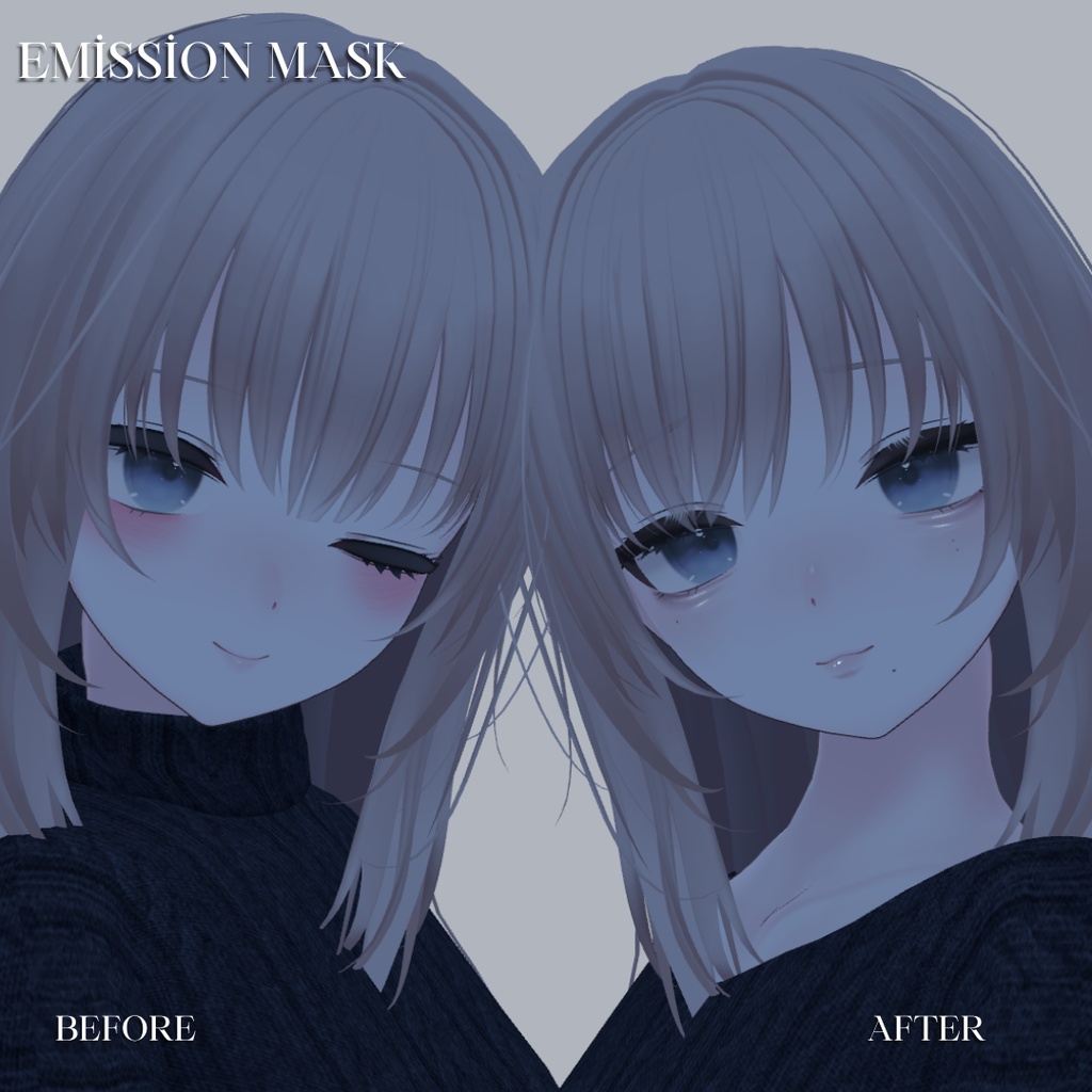 【凪專用】Nagi Soft Smoky Makeup | (PNG/PSD)