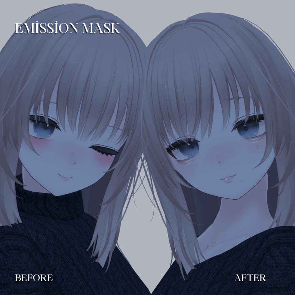 SALE【凪專用】Nagi's Soft Smoky Makeup | (PNG/PSD)