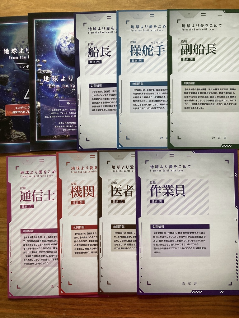 マーダーミステリーゲーム『地球より愛をこめて』