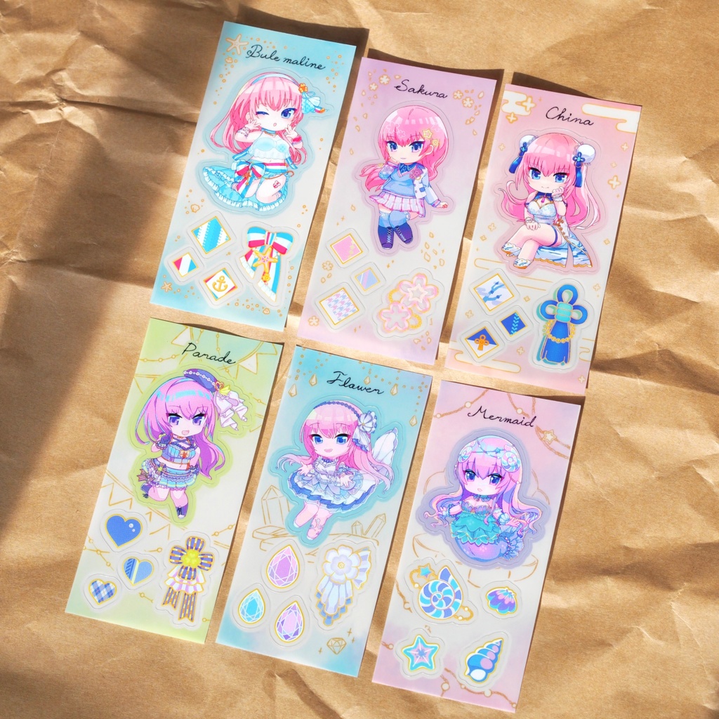 プロセカ 巡音ルカ クリアシールセット