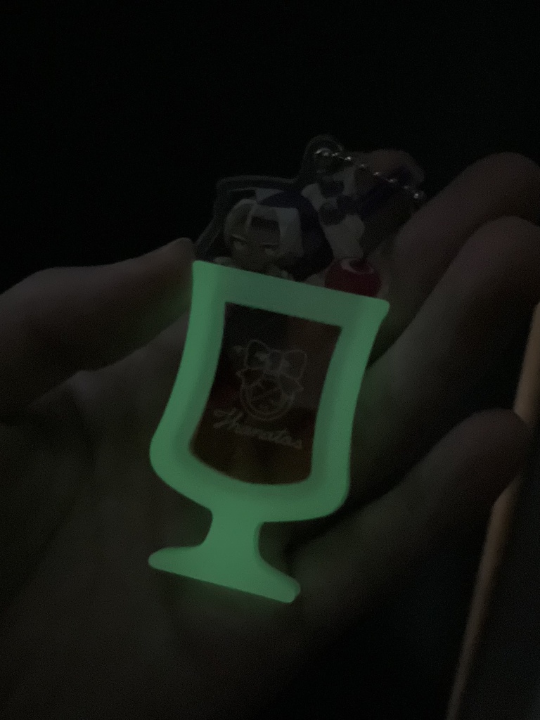 桜ミク&雪ミクのクリームソーダキーホルダー