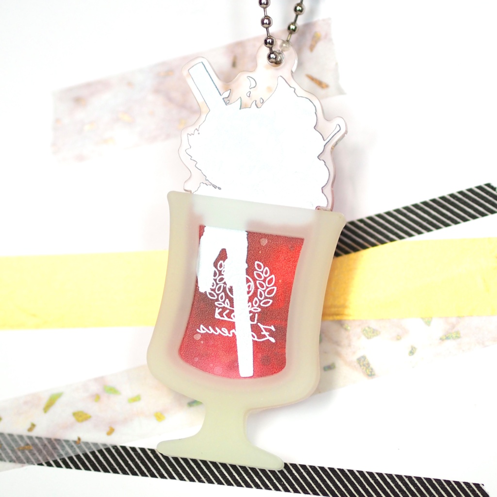 HADES タナトス&ザグレウスのクリームソーダキーホルダー