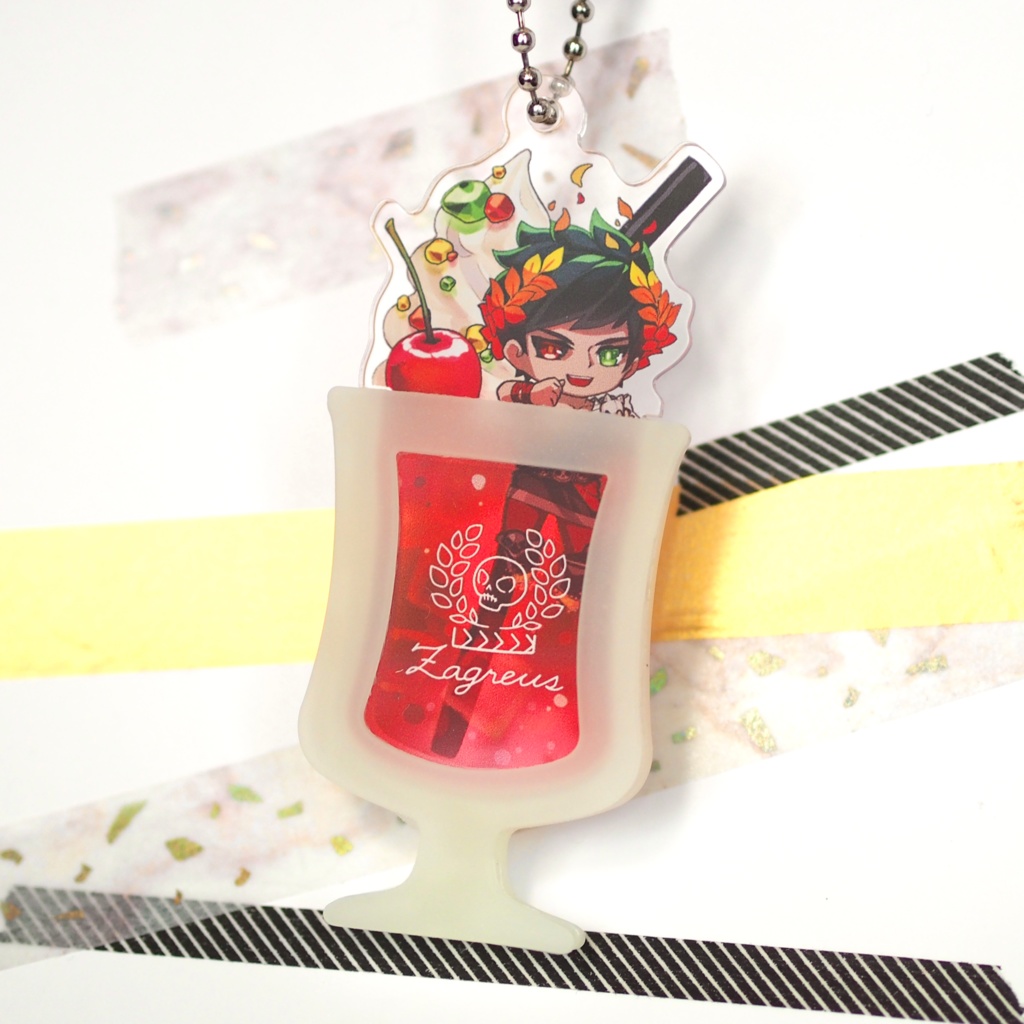 HADES タナトス&ザグレウスのクリームソーダキーホルダー