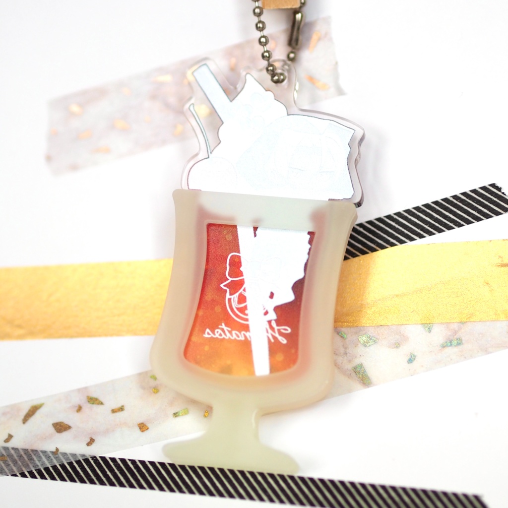 HADES タナトス&ザグレウスのクリームソーダキーホルダー