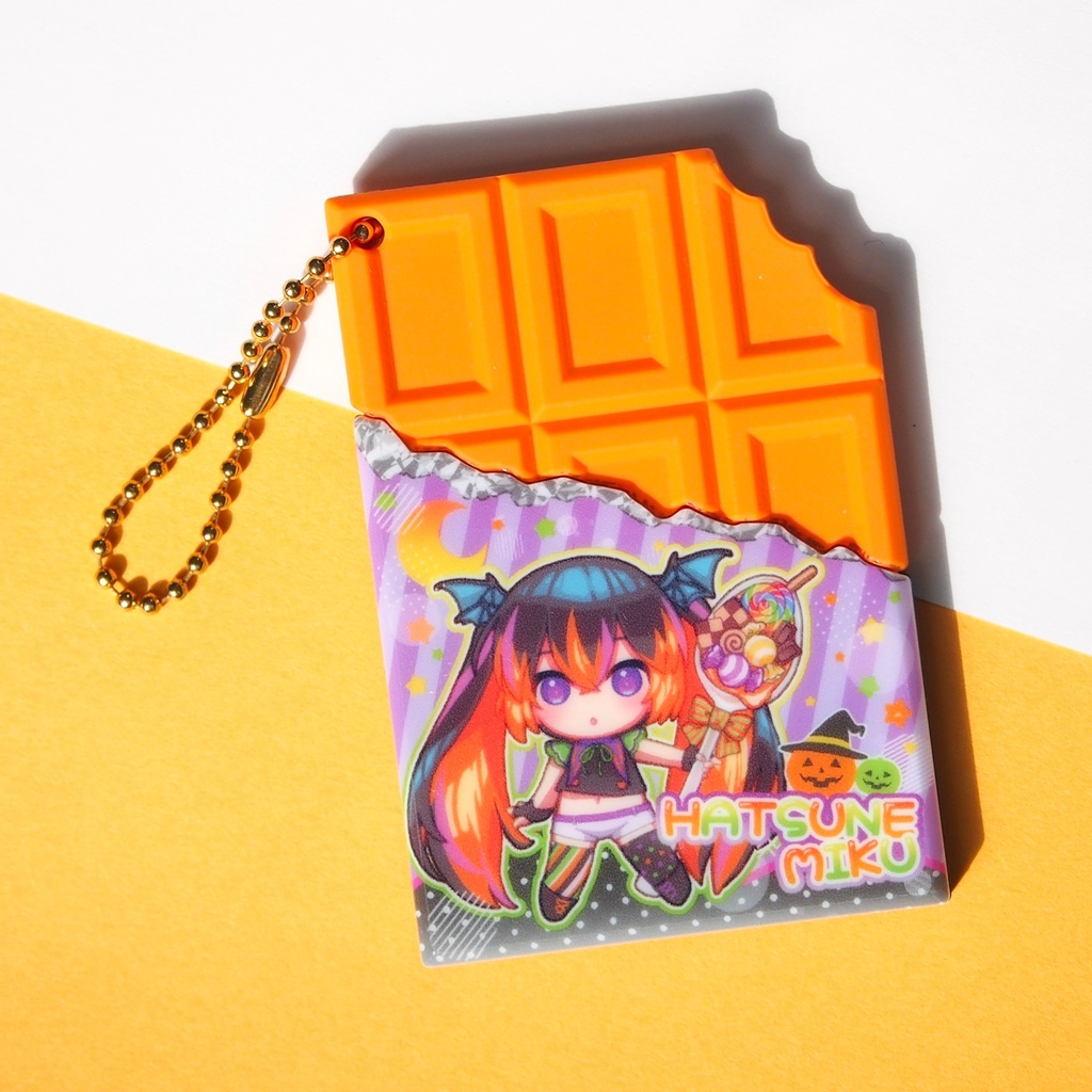 👻2024 Halloweenコレクション🎃 板チョコラバーストラップ🍫