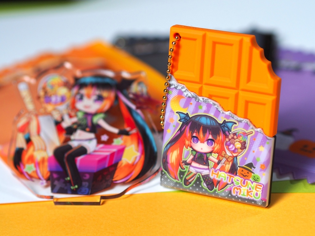👻2024 Halloweenコレクション🎃 板チョコラバーストラップ🍫